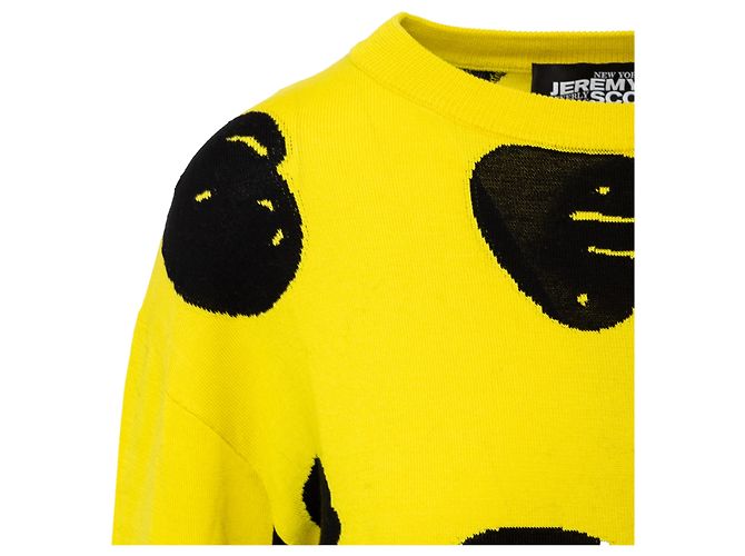 Autre Marque Jeremy Scott Abstract Polka Sweatshirt Gelb - Ansicht 5