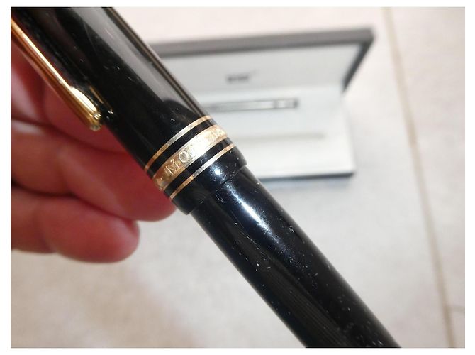 Penna a sfera Montblanc LeGrand con cappuccio, scatola e ricarica nuova Nero - vista 2
