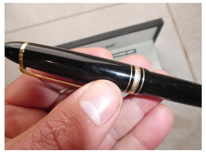 Penna a sfera Montblanc LeGrand con cappuccio, scatola e ricarica nuova Nero - vista 4