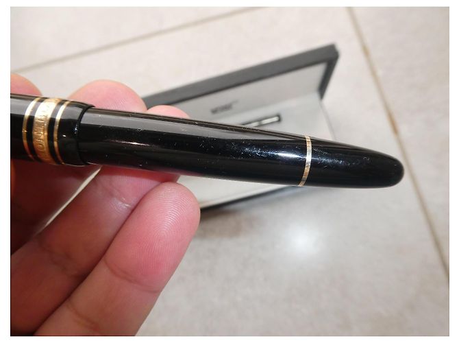 Penna a sfera Montblanc LeGrand con cappuccio, scatola e ricarica nuova Nero - vista 5