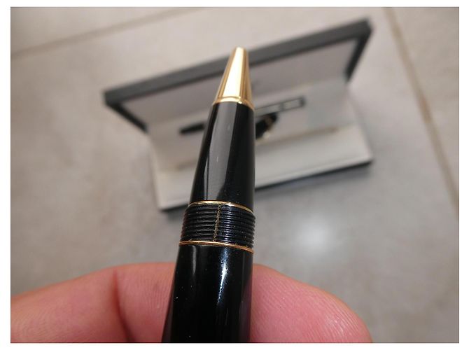 Penna a sfera Montblanc LeGrand con cappuccio, scatola e ricarica nuova Nero - vista 6