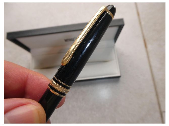 Penna a sfera Montblanc con scatola Nero - vista 2