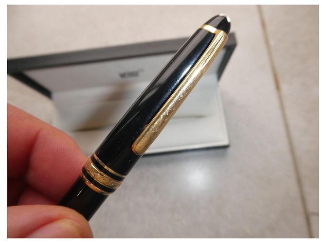 Penna a sfera Montblanc con scatola Nero - vista 3
