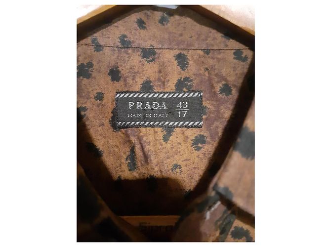 Prada Hemd mit Leopardenmuster aus Baumwolle Leopardenprint - Ansicht 4
