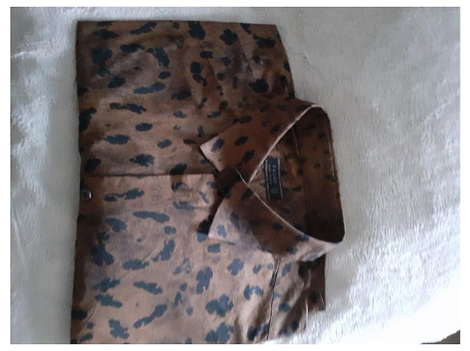 Prada Hemd mit Leopardenmuster aus Baumwolle Leopardenprint - Ansicht 8