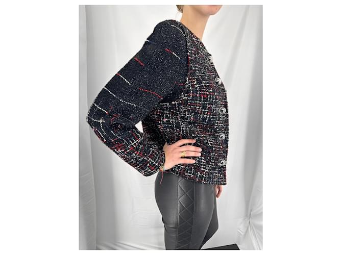 Chanel FW2017 Space Rocket Jacke Schwarz Weiß Rot Blau Dunkelblau - Ansicht 3