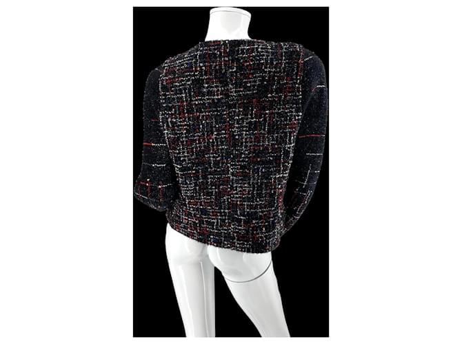 Chanel FW2017 Space Rocket Jacke Schwarz Weiß Rot Blau Dunkelblau - Ansicht 7