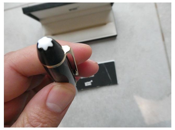 Vintage Montblanc 146 Meisterstück Kolbenfüller mit Box, Goldfeder Schwarz - Ansicht 6