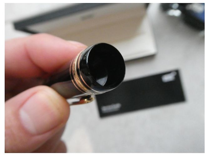 Vintage Montblanc 146 Meisterstück Füllfederhalter mit seiner Goldfederbox Schwarz - Ansicht 10