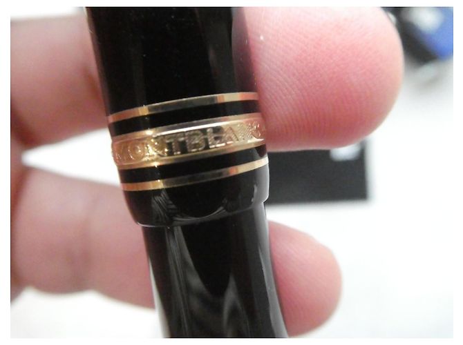 Vintage Montblanc 146 Meisterstück Füllfederhalter mit seiner Goldfederbox Schwarz - Ansicht 2