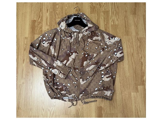 Giacca a vento Louis Vuitton Marrone chiaro - vista 4