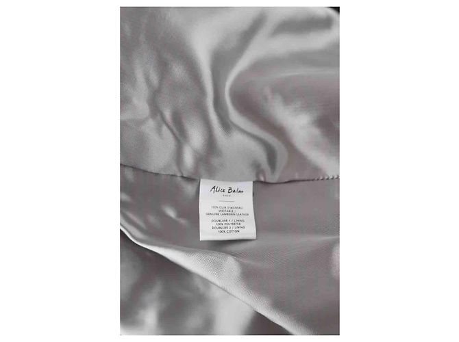 Autre Marque Alice Balas Lederjacke Schwarz - Ansicht 7
