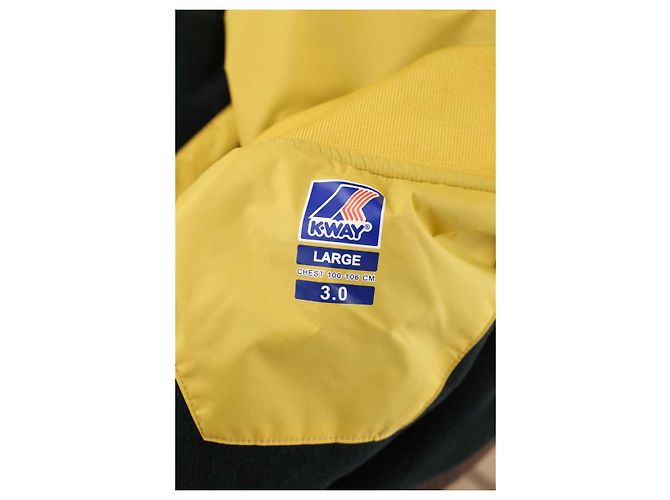 K-Way Jaqueta amarela Amarelo - vista 5