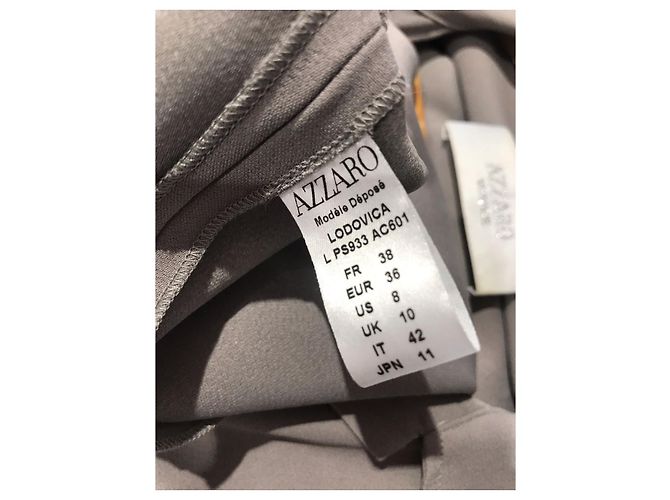 AZZARO Jumpsuits T.International M Synthetisch Grau - Ansicht 6