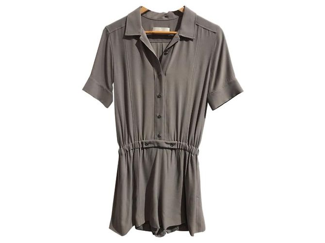 AZZARO Jumpsuits T.International M Synthetisch Grau - Ansicht 8