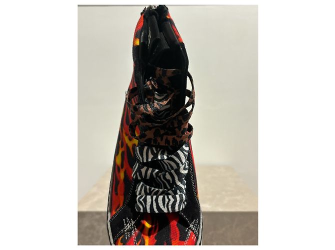 Sneakers LANVIN T.EU 37 Tessuto Rosso - vista 11