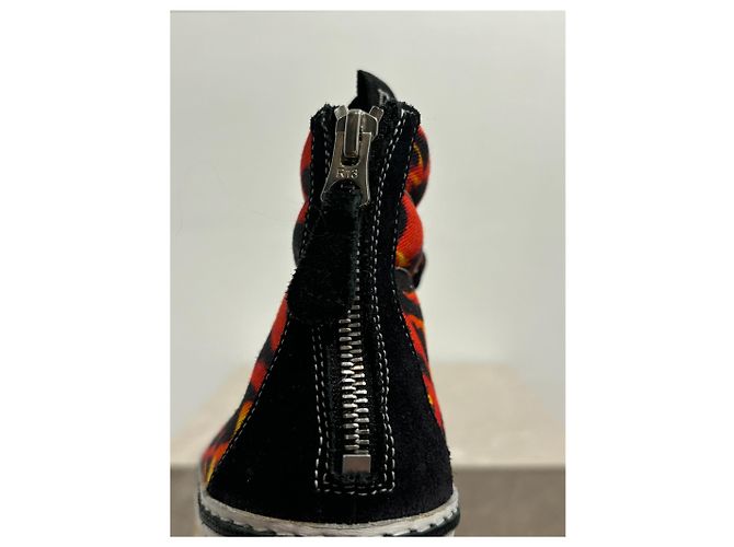 Sneakers LANVIN T.EU 37 Tessuto Rosso - vista 12