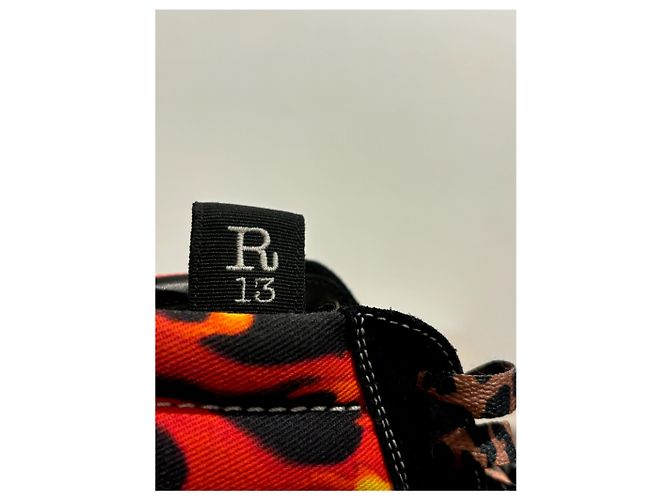 Sneakers LANVIN T.EU 37 Tessuto Rosso - vista 7