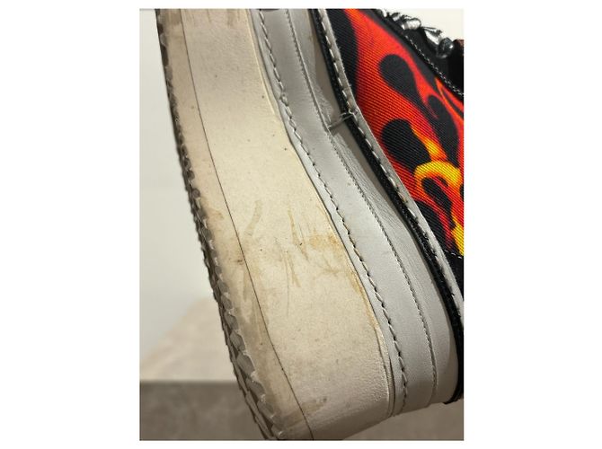 Sneakers LANVIN T.EU 37 Tessuto Rosso - vista 9