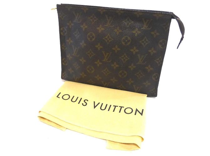 Louis Vuitton Pochette 26 Monogram - 833 Marrone - vista 2