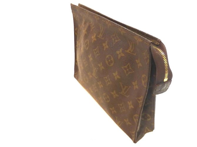 Louis Vuitton Pochette 26 Monogram - 833 Marrone - vista 4