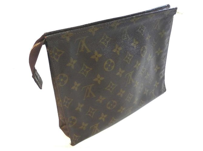 Louis Vuitton Pochette 26 Monogram - 833 Marrone - vista 5
