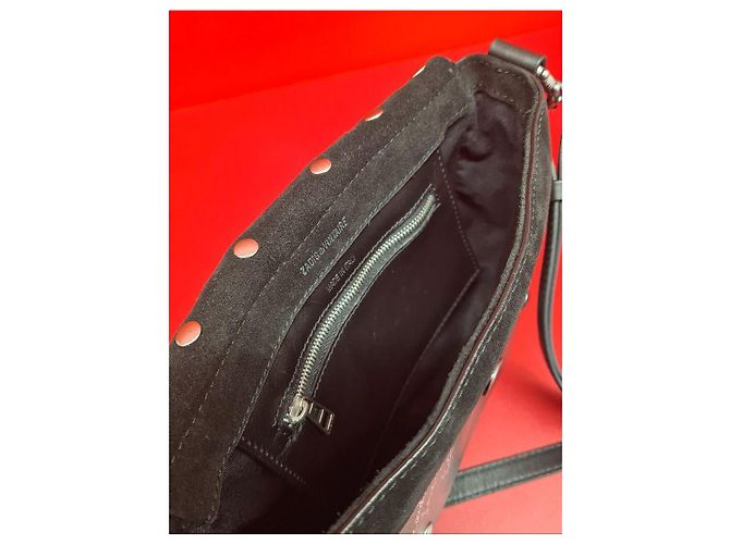 ZADIG & VOLTAIRE Borsa Kate Moss Edizione Limitata A Mano Suede Nero. - vista 4