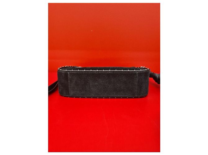 ZADIG & VOLTAIRE Borsa Kate Moss Edizione Limitata A Mano Suede Nero. - vista 5