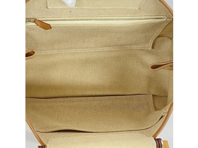 Hermès Borsa Hermes Cabag PM in Toile H marrone - vista 4