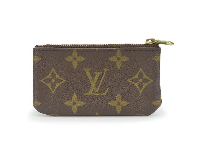 Porta-moedas Monograma Louis Vuitton Marrom - vista 3