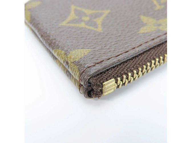 Porta-moedas Monograma Louis Vuitton Marrom - vista 6