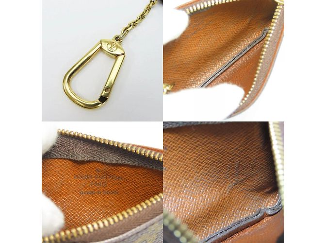Porta-moedas Monograma Louis Vuitton Marrom - vista 9