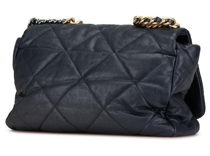 Chanel 19 Chanel Lambskin 19 Large Chain Shoulder Bag Blue - view 2