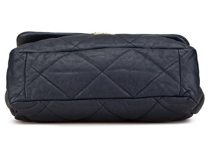 Chanel 19 Chanel Lambskin 19 Large Chain Shoulder Bag Blue - view 3