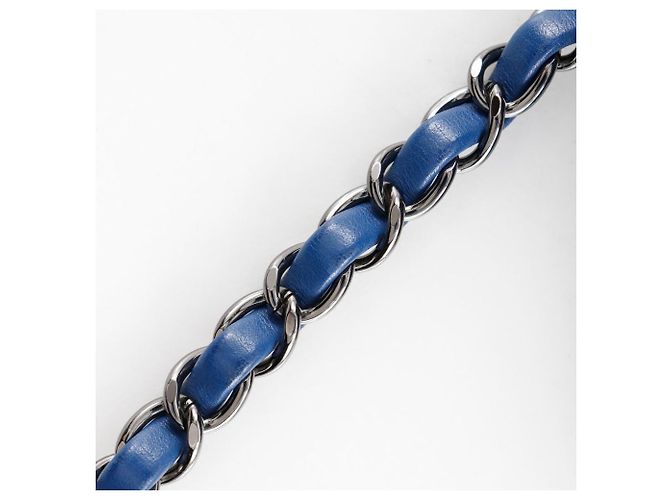 Borsa a mano bowling Trendy di Chanel 2WAY Blu - vista 11