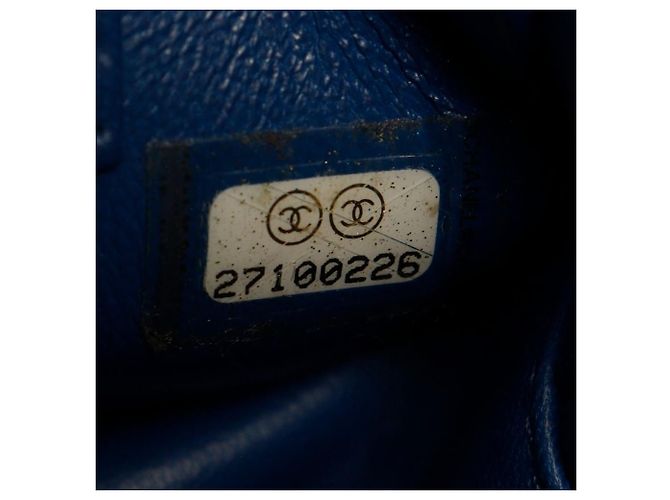 Borsa a mano bowling Trendy di Chanel 2WAY Blu - vista 13
