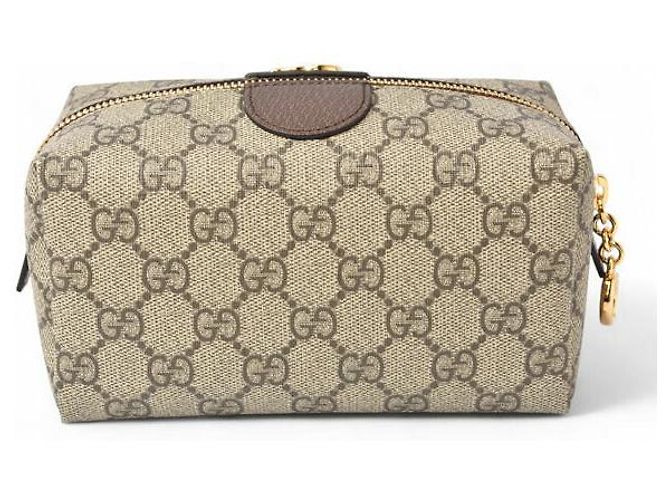 Gucci Ophidia GG Kosmetiktasche Braun/Beige - Ansicht 4