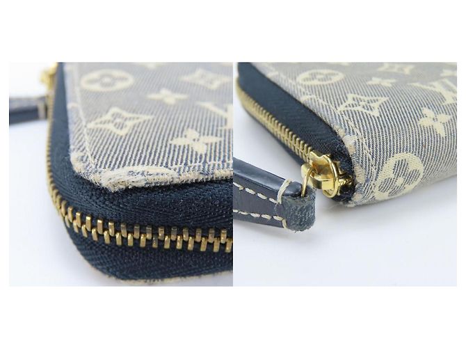 Monedero Monogram Idylle de Louis Vuitton Negro Azul marino - vista 10