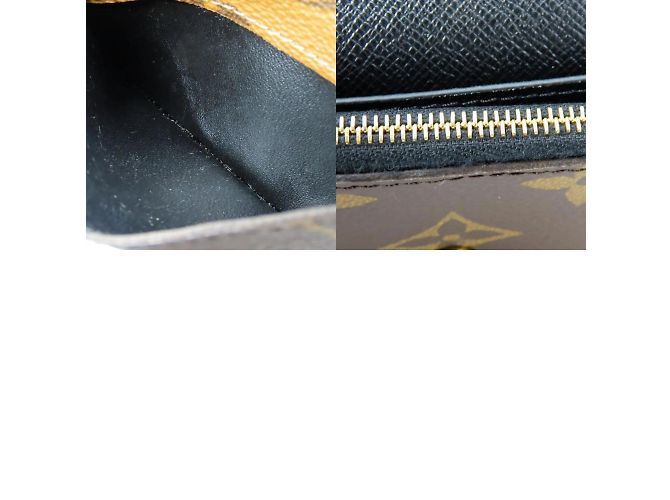Billetera bifold Louis Vuitton en Monogram Reverse Castaño - vista 10