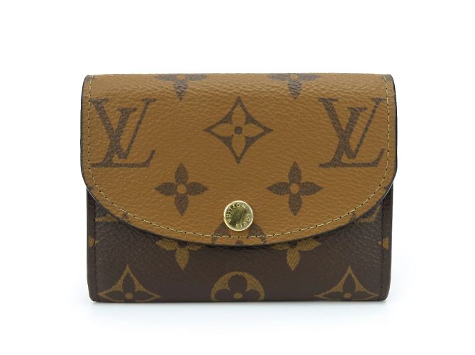 Billetera bifold Louis Vuitton en Monogram Reverse Castaño - vista 11
