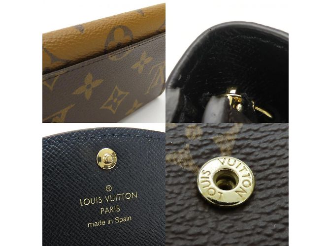 Billetera bifold Louis Vuitton en Monogram Reverse Castaño - vista 7