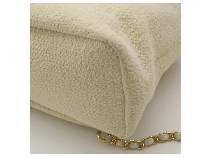 Zaino a spalla della linea Deauville di Chanel Beige Crudo - vista 4