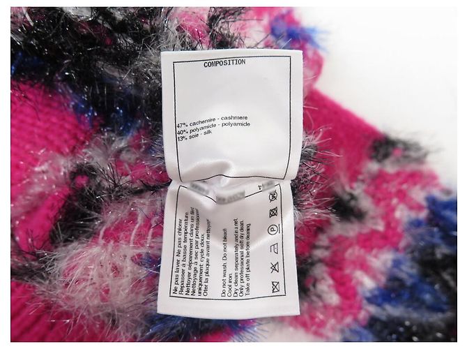 NEUER CHANEL P71555K10324 S 36 CASHMERE-PULLOVER FUCHSIA Fuschia - Ansicht 10