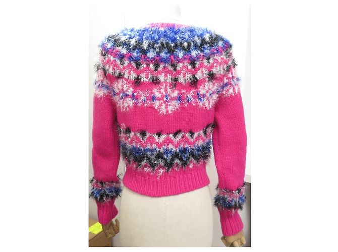 NEUER CHANEL P71555K10324 S 36 CASHMERE-PULLOVER FUCHSIA Fuschia - Ansicht 4