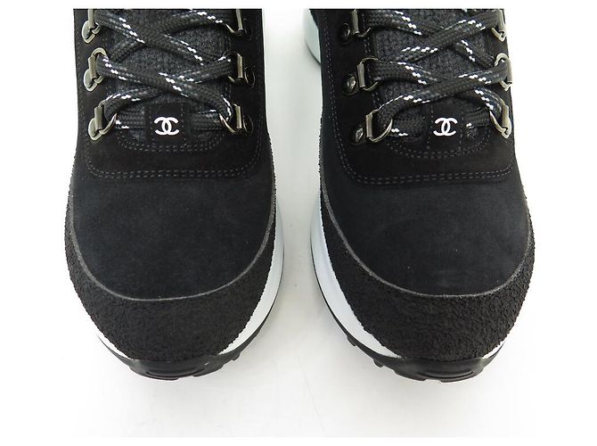 NEUE CHANEL SCHUHE G38497 HOHE SNEAKERS LOGO CC 36 - Ansicht 4