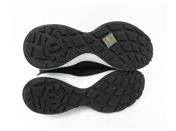 NEUE CHANEL SCHUHE G38497 HOHE SNEAKERS LOGO CC 36 - Ansicht 6