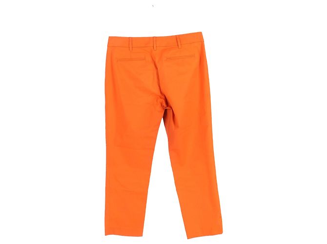 Pantalones rectos Etro en algodón naranja - vista 2