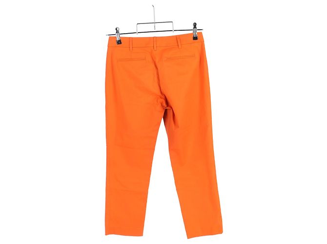 Pantalones rectos Etro en algodón naranja - vista 5