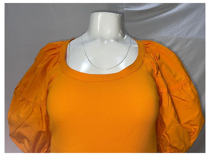 Pullover Harlowe Ulla Johnson in cotone arancione - vista 7