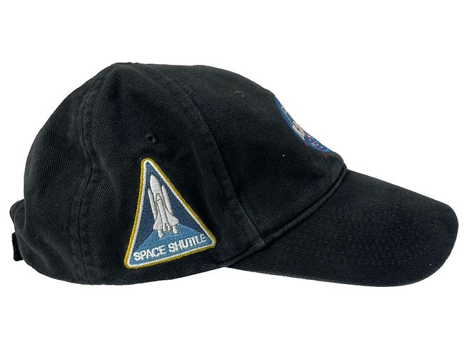 Everyday Balenciaga x NASA Baseball Cap aus schwarzer Baumwolle - Ansicht 2